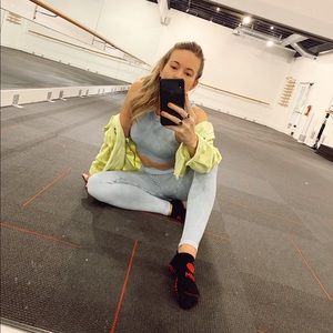 Light blue workout set